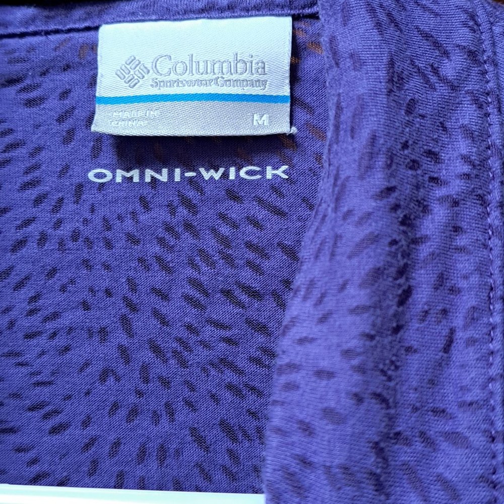 Women's Columbia Purple Burnout Wrap EUC Medium